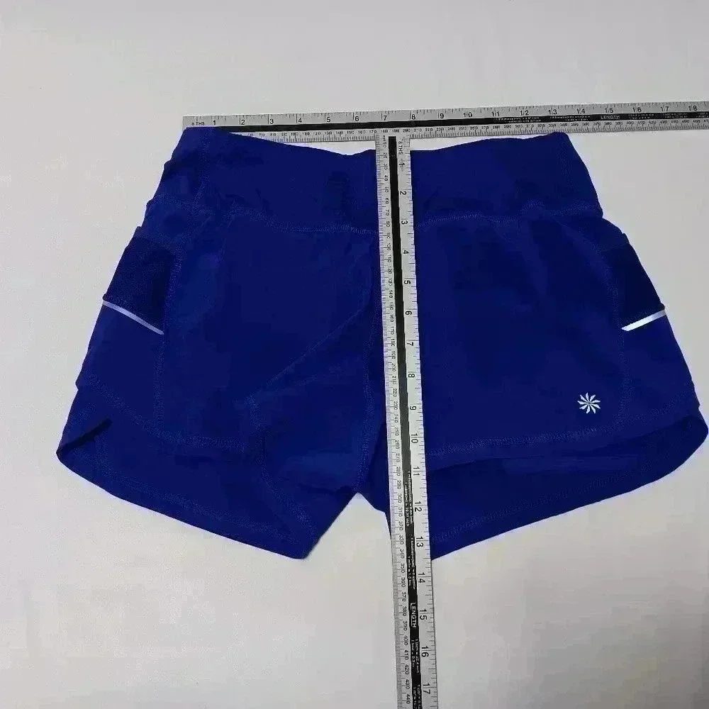 Athleta Ready Set Go Mid Rise  Shorts. Ladies size S - Picture 4 of 8